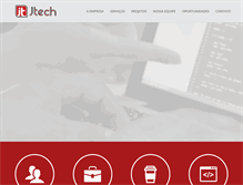 Tablet Screenshot of jtech.com.br